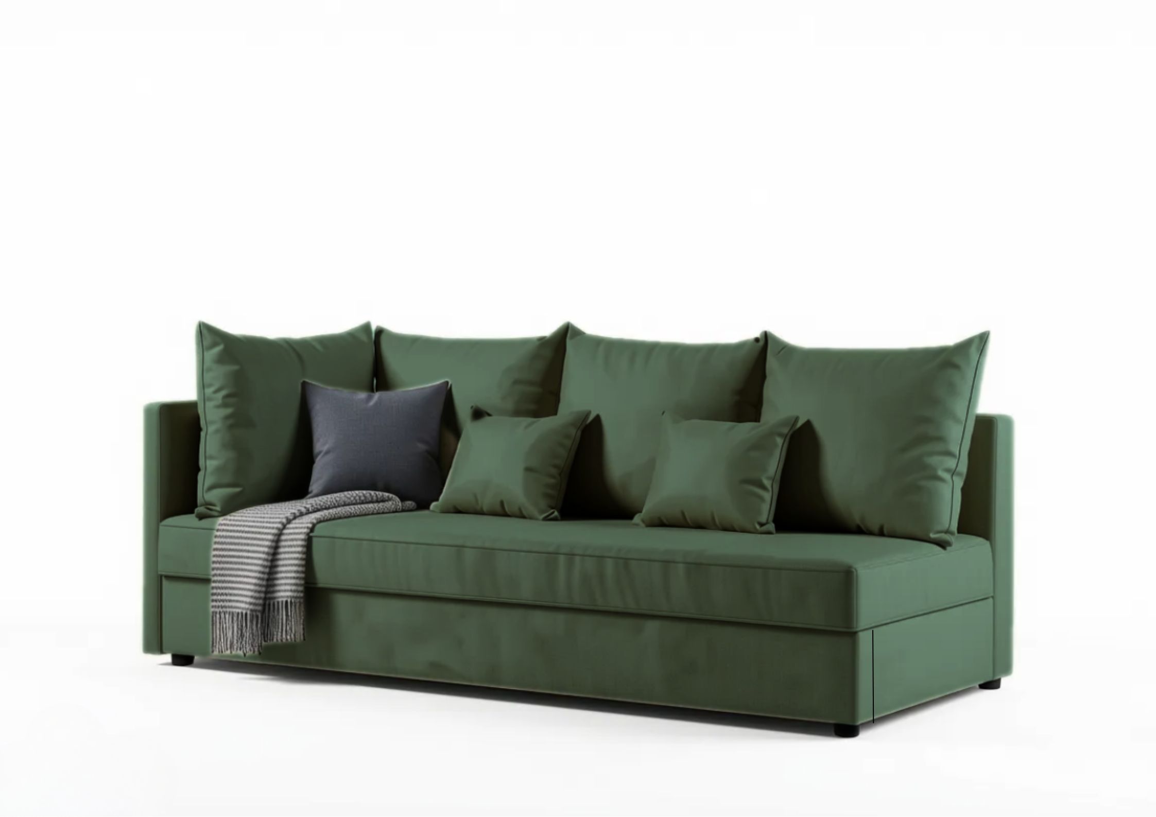 Zielona sofa do salonu Mobo